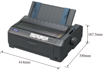 产品外观尺寸 - Epson LQ-595K产品规格